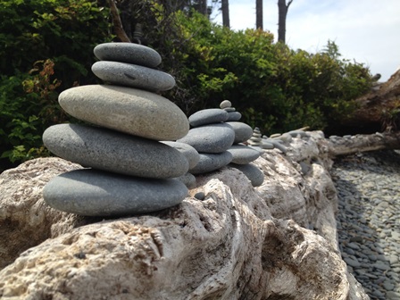 Stacking Beach Stones